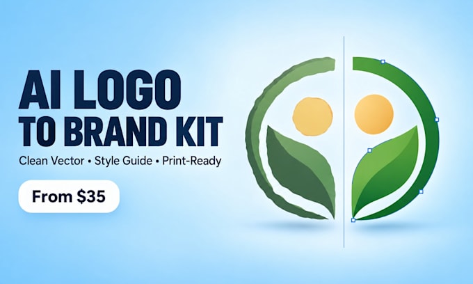 turn your ai generated logo into a complete brand style guide