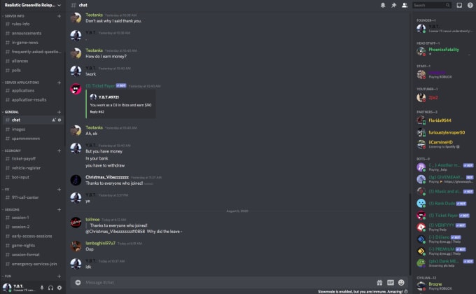 Create you a professional discord server by Ybt_tho