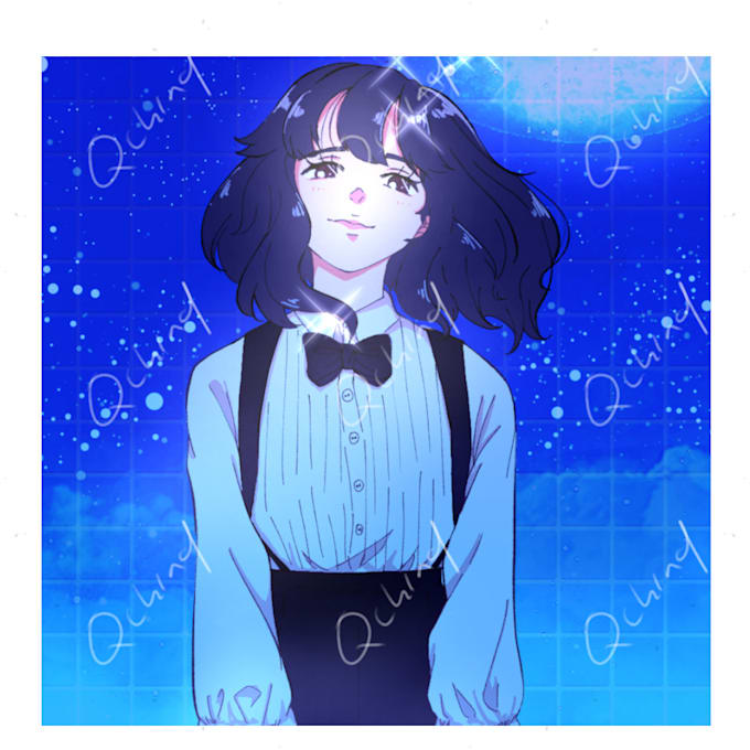 do your picture into 90s anime style
