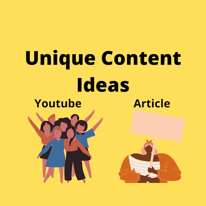 Provide Unique Content Ideas And Title For Youtube Channel By Nuzhatsher