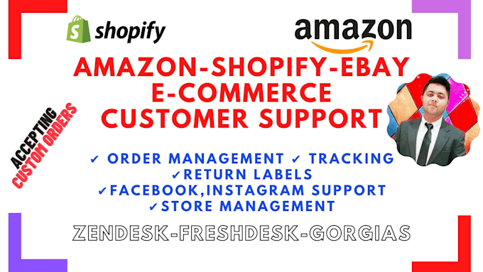 I will manage your shopify ecommerce customer support