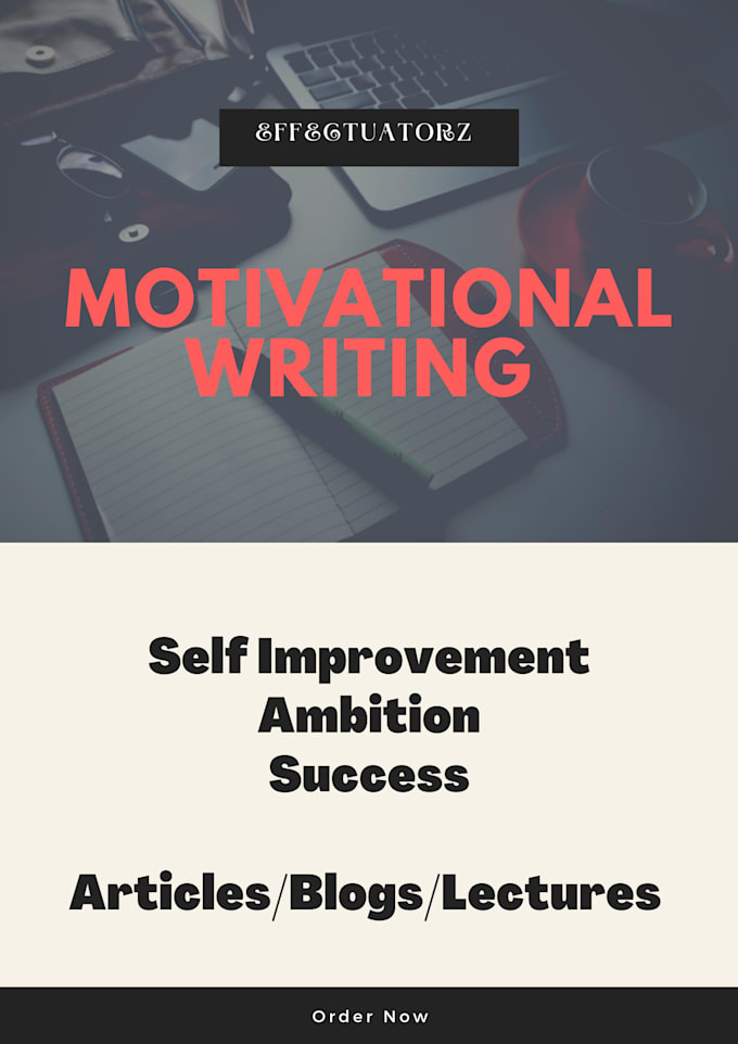 write SEO life coaching, motivational article, blog or speech