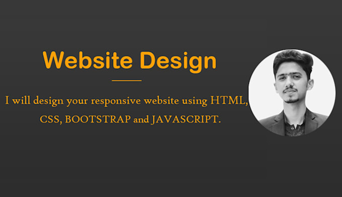 Web developer web designer in html css bootstrap by Emazeem_ | Fiverr
