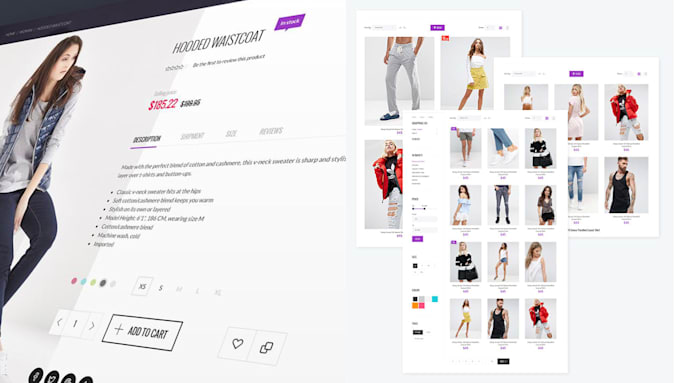 develop full featured e commerce wordpress online shop store