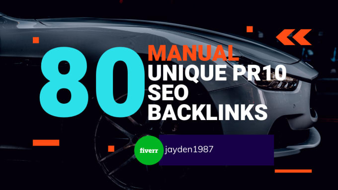 manual 80 unique pr10 SEO backlinks and more