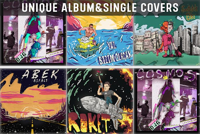 design an epic album cover or single cover
