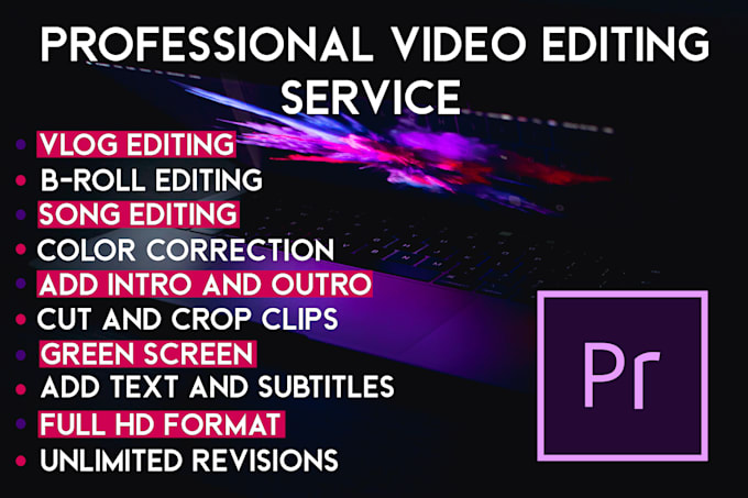 do professional video editing in adobe premiere pro