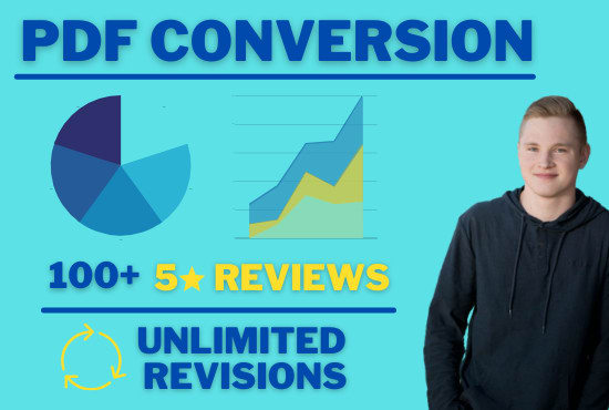 quickly convert a PDF to word or excel