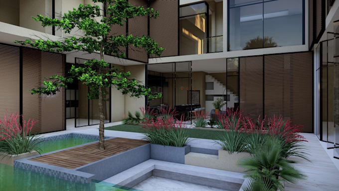 Create realistic 3d architectural animation in lumion by Nusratnova411 ...
