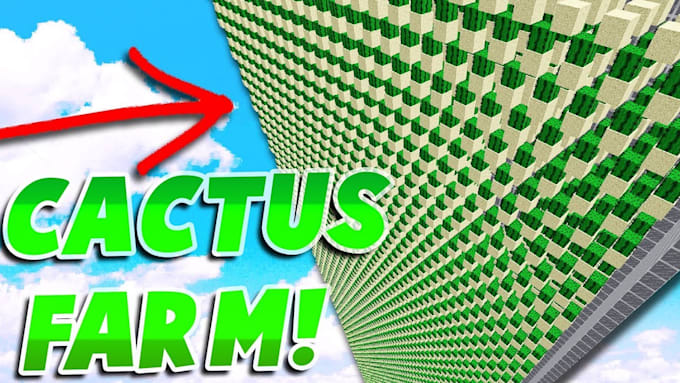 My friend and i build an cactus farm for you by Ziesey