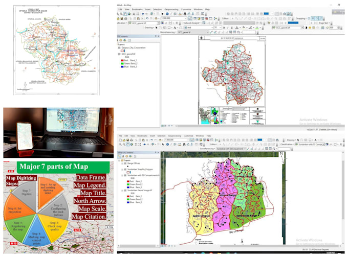 do map digitizing and georeferencing