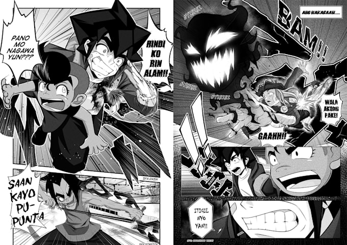 clean and typeset bubbles script mangas