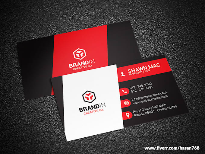 Do professional and special business card design by Hasan768 Fiverr