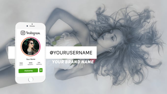 create instagram follow button reminder lower thirds