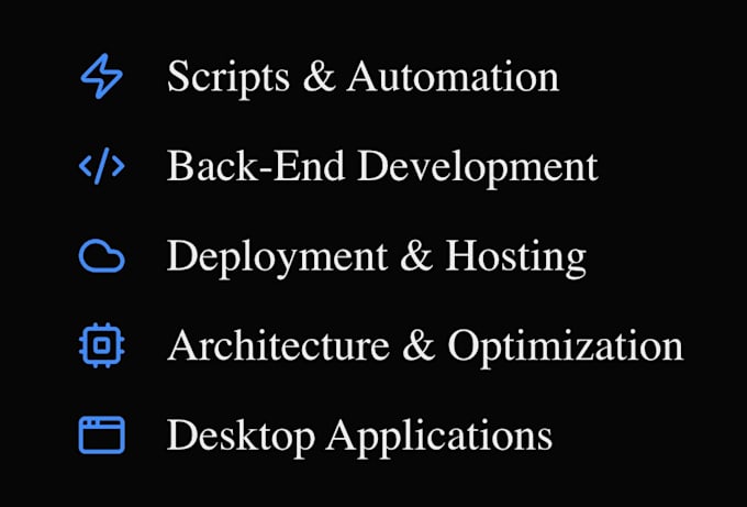 build your backend using fastapi or flask with postgresql or mysql