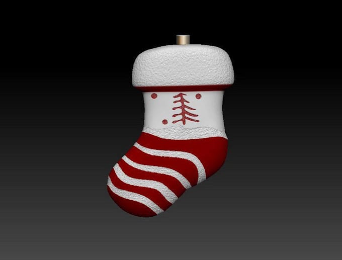 make 3d model of a christmas ornament