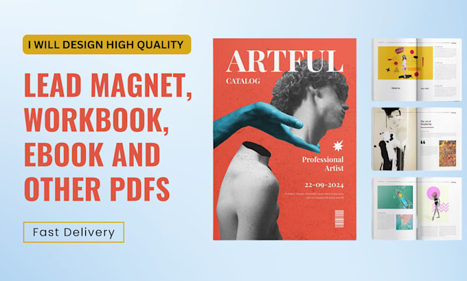 design unique PDF lead magnet, ebook, workbook, newsletter
