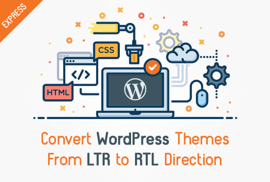 convert wordpress theme from ltr to rtl to support arabic and hebrew
