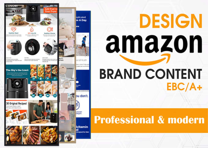 Create amazon ebc enhanced brand content a plus pages by Malikbakhtawar ...