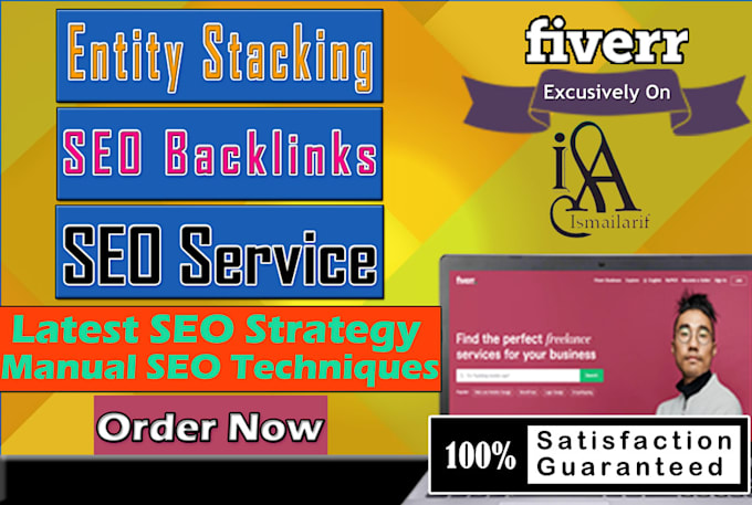 entity stacking SEO backlinks link building service first page google