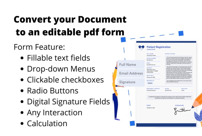 convert word to pdf with fillable fields free online