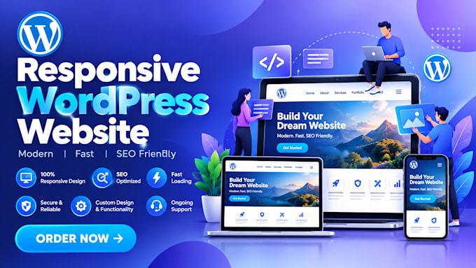 design and develop responsive wordpress website