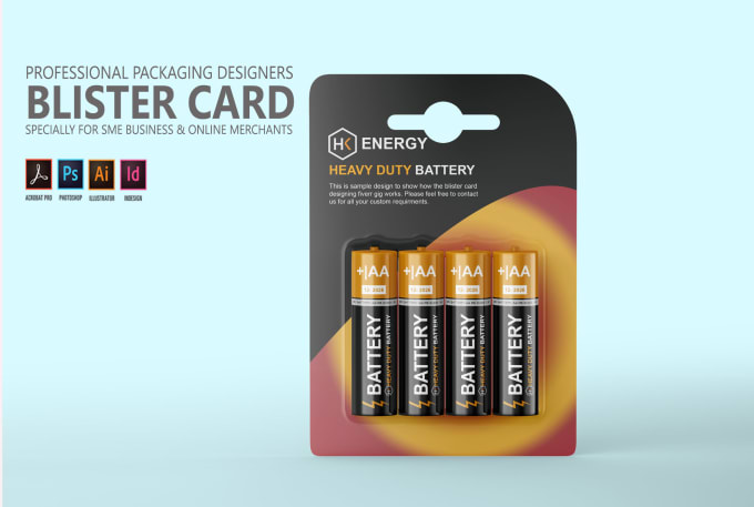Perfect blister card packaging for your product by Nickarts | Fiverr