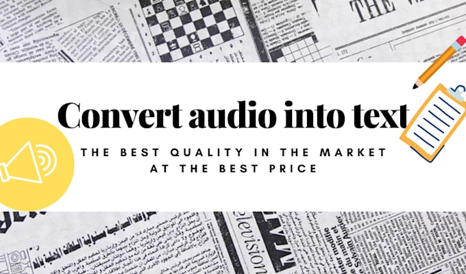 convert audio into text