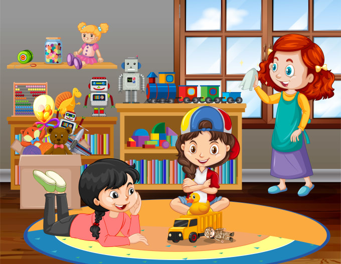 draw kids book  and storybook illustration