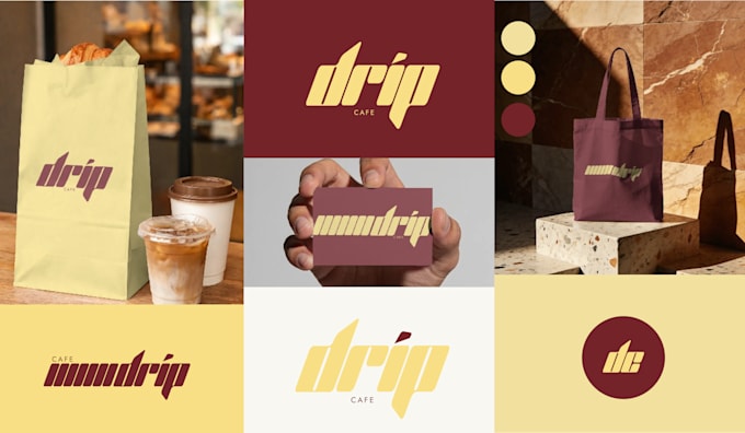 design modern minimalist logo and complete brand identity