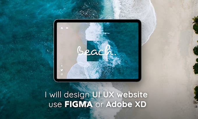 Top 5! I will design UI UX website use figma or adobe xd  for $75