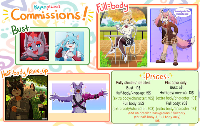 draw your furry character in my style