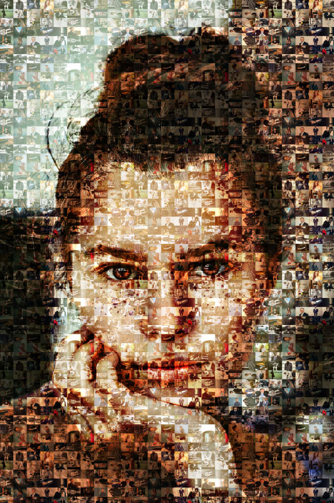 Create stunning photo mosaic design collages and portraits by ...
