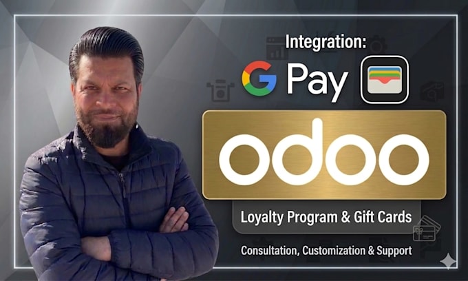 provide odoo loyalty program with apple pay and google pay