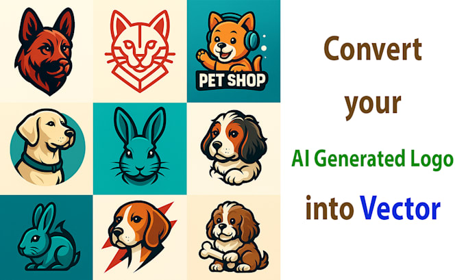 convert your old logo to vector file