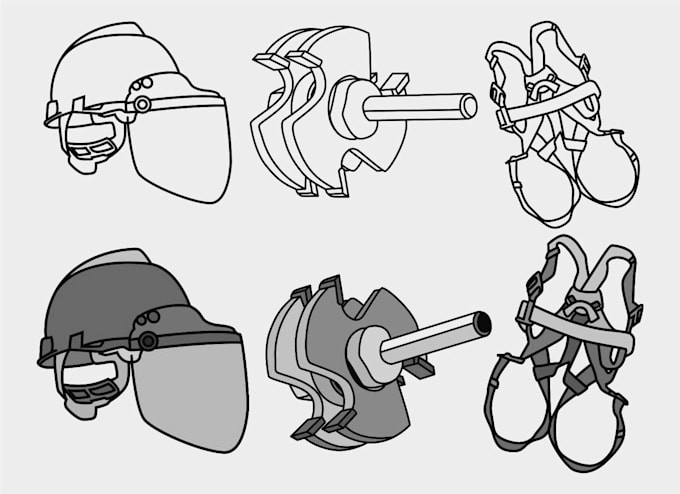 draw line art illustration or vector tracing in 24 hours