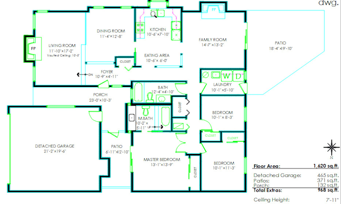 draft architectural and structural drawings in autocad