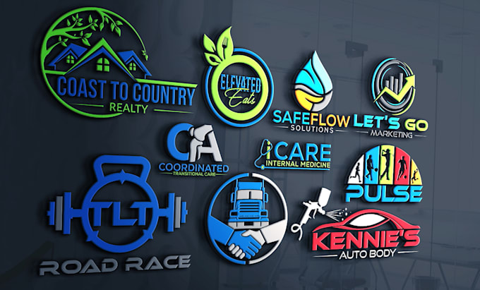 do simple, modern minialist and unique business logo design in 8 hours