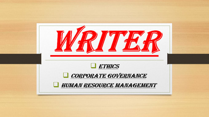 write amazing articles on business, ethics and economics
