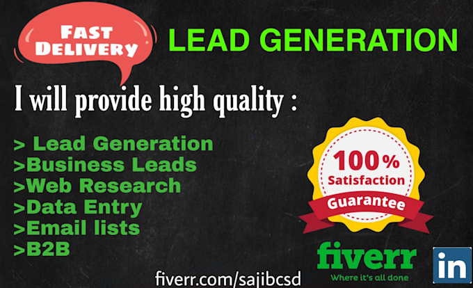 provide b2b lead generation