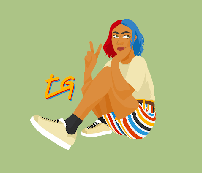 draw your character in  my art style