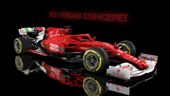Design And Render A Fully Customisable Formula 1 Car Livery On A 3d Model By Joefane