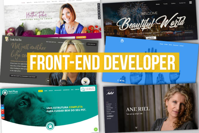 Be your front end web developer in html,css,js,bootstrap by Aqsaikram83 ...