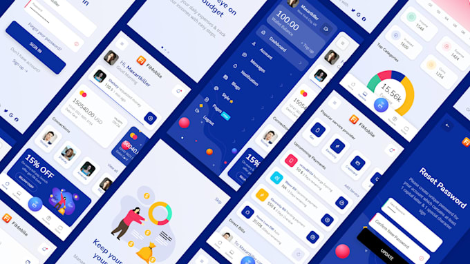 design mobile app UI UX