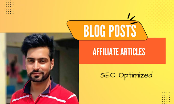 write SEO optimized affiliate articles and blog posts