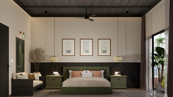 create architectural exterior and interior 3d renderings