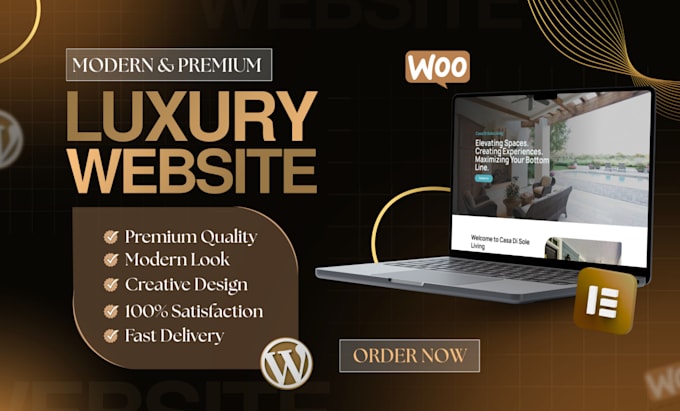 design or redesign a professional luxury wordpress website for your business