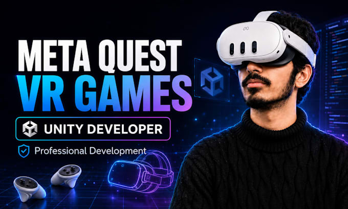 develop VR game for meta quest in unity