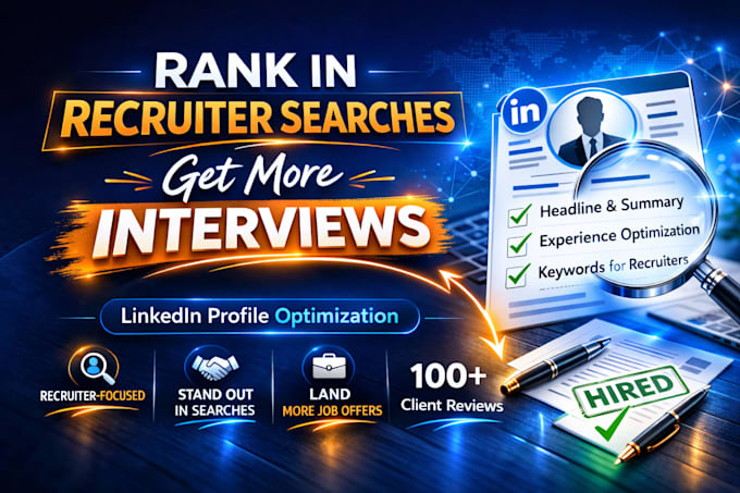 rewrite your linkedin profile to rank and land interviews