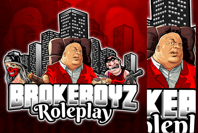 design fivem server logo for roleplay and discord